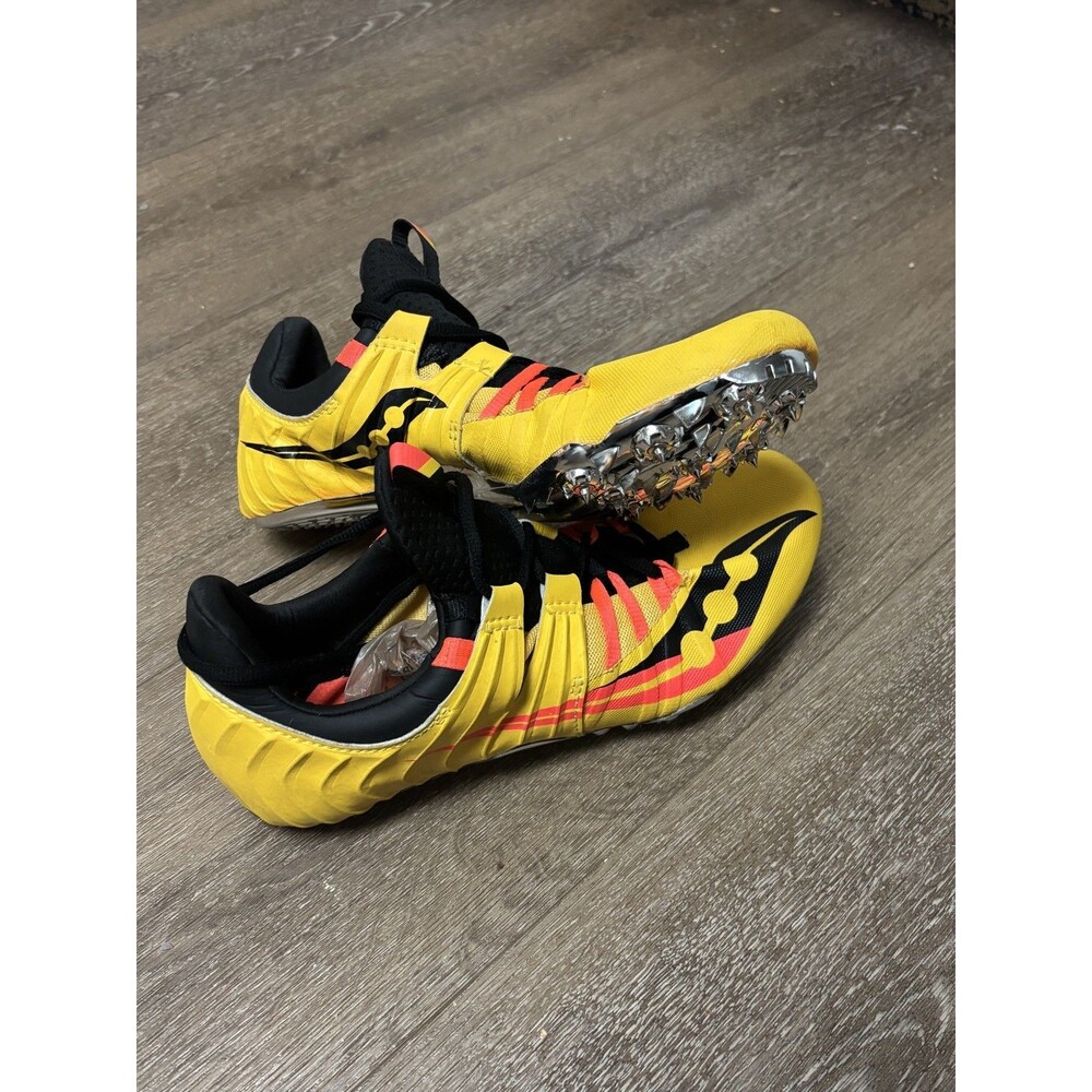Saucony Women's Showdown 5 Yellow Track Shoes Size 7.5 US Sprinter